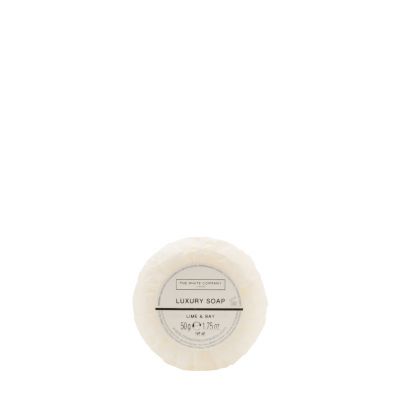 The White Company Lime&Bay 50g pleat wrapped Soap