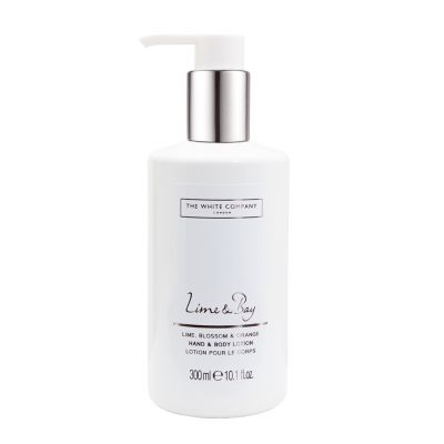 The White Company Lime&Bay 300ml Hand & Body Lotion in bottle Cannes with pump