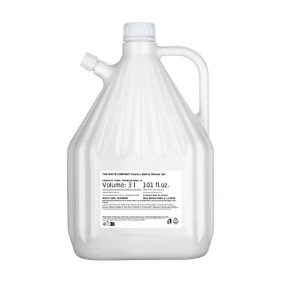 The White Company Flowers 3ltr Shower Gel