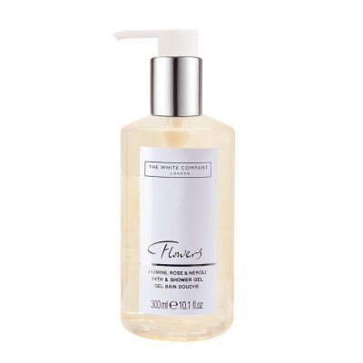 The White Company Flowers 300ml Bath & Shower Gel in bottle Cannes with Pump