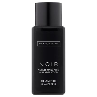 The White Company Noir 30ml Shampoo in bottle