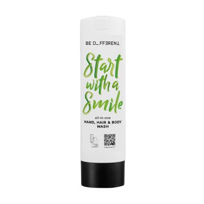 Be different! - Hair- Hand And Body Shampoo, Smart Care Dispenser, 300 ml