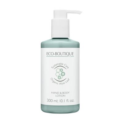 ECO-BOUTIQUE - Hand & Body Lotion, pump dispenser 300 ml