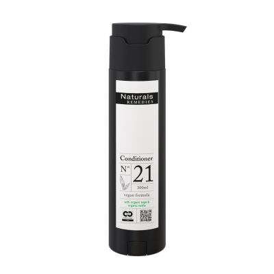 Naturals REMEDIES - Veganes Shampoo With Conditioner, SHAPE Spender, 300 ml