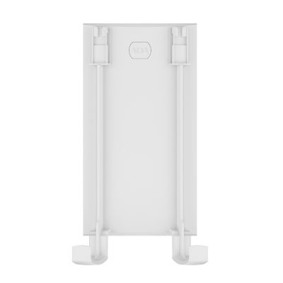 Neutral Double bracket SHAPE white - screw fix and self-adhesive