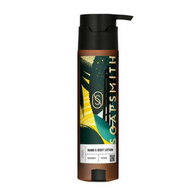 Soapsmith-Hackney 300ml Hand & Body Lotion in bottle SHAPE with pump