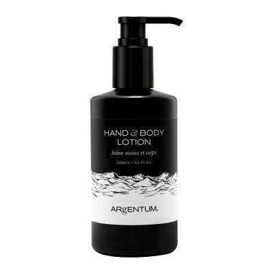 Argentum 300ml Hand & Body Lotion in bottle Cannes with pump