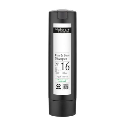 Naturals 300ml Hair & Body Shampoo in bottle Smart Care System - Refill